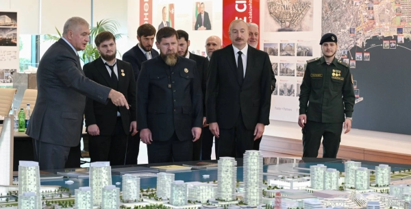 İlham Əliyev və Rusiyanın Çeçenistan Respublikasının başçısı Bakı Ağ Şəhərdə olublar