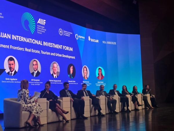 Bakı Ağ Şəhər-in ekoloji transformasiyası II Azərbaycan Beynəlxalq İnvestisiya Forumunda (AIIF 2026) təqdim olunub