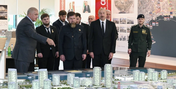 Ilham Aliyev and Head of Chechen Republic of Russia visited Baku White City