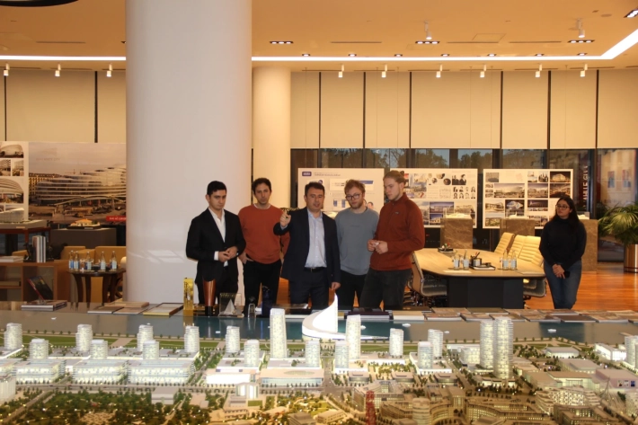 Berlin Texniki Universitetinin tələbələri Ağ Şəhəri ziyarət etdilər