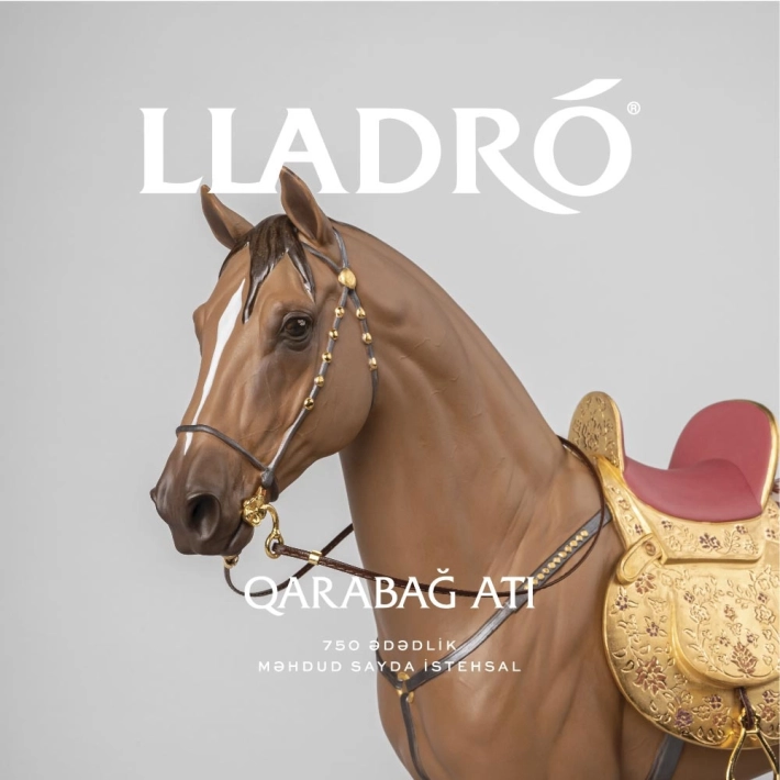 Şirvanşahlar sarayında Qarabağ atı heykəllərinin məhdud saylı seriyası təqdim edilib