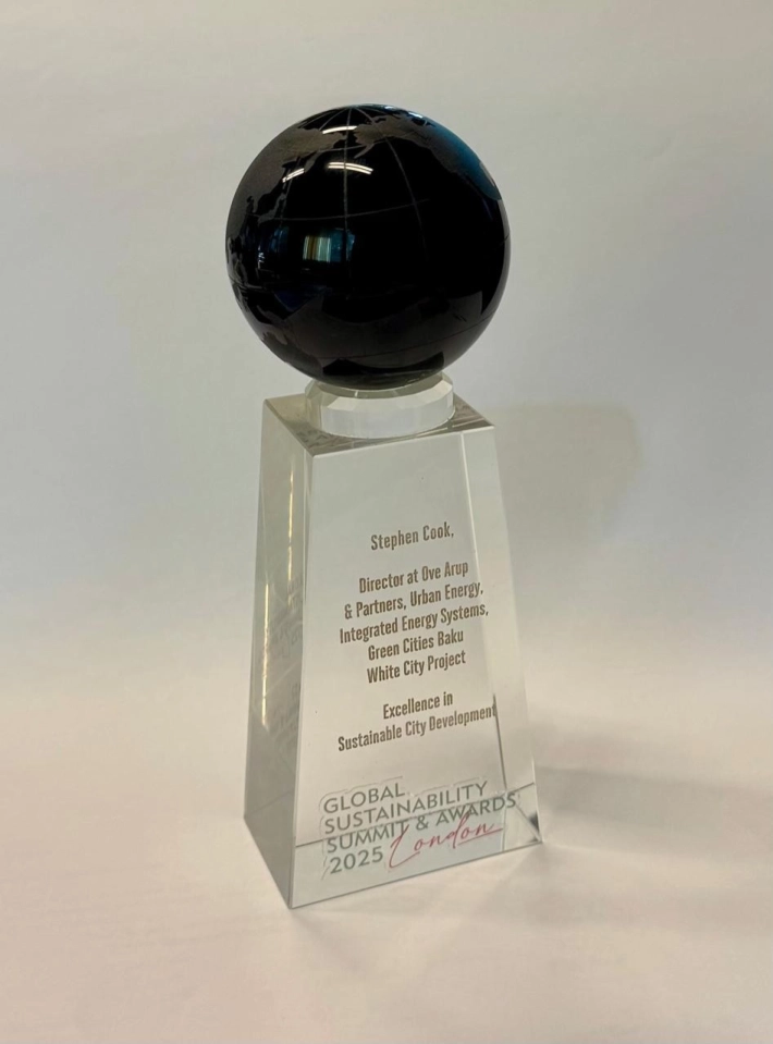 Bakı Ağ Şəhər Beynəlxalq Dayanıqlıq Sammitində mükafatlandırılıb.